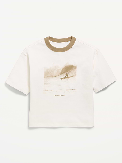 Old Navy Short-Sleeve Boxy Graphic T-Shirt for Boys — photo 3