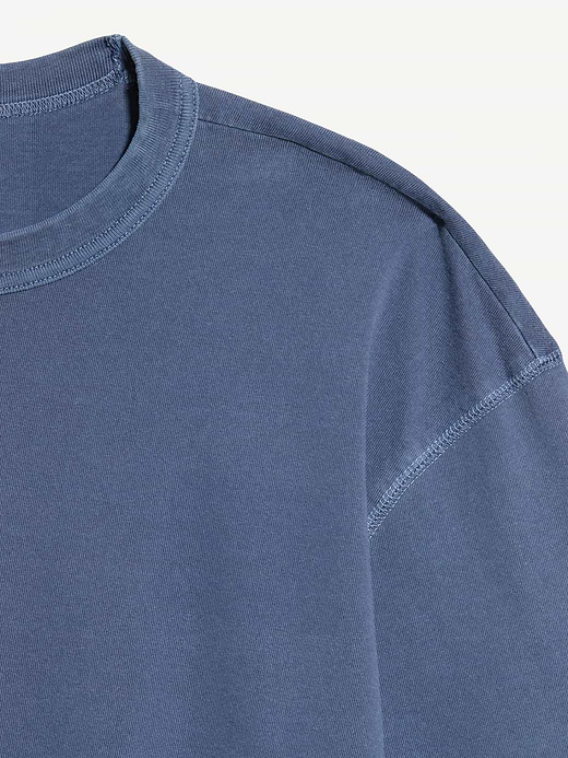 Old Navy Garment-Dyed Heavyweight Cropped T-Shirt — photo 5