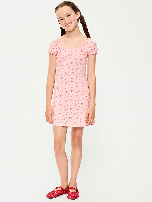 Old Navy Printed Fit and Flare Dress for Girls — photo 1
