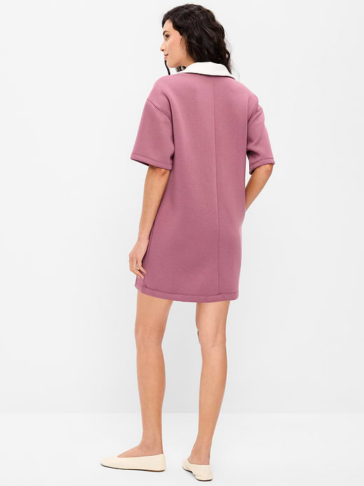 Old Navy Bounce Fleece Short-Sleeve Polo Dress — photo 3