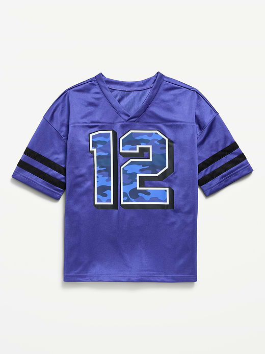 Old Navy Oversized Football-Style Lifestyle Jersey T-Shirt for Boys — photo 3