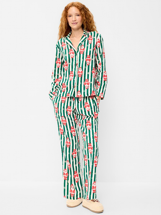Old Navy Printed Flannel Pajama Pant Set for Women — photo 1