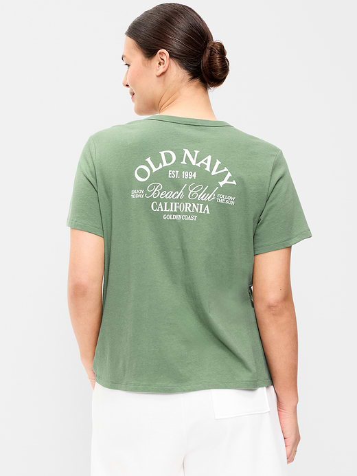 Old Navy EveryWear Crew-Neck Logo-Graphic T-Shirt — photo 8