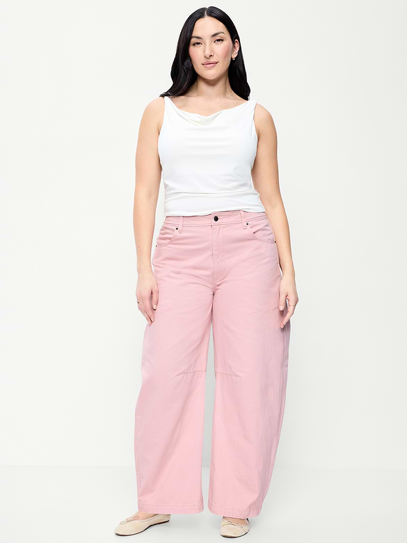 Old Navy Mid-Rise Barrel Chino Pants — photo 6