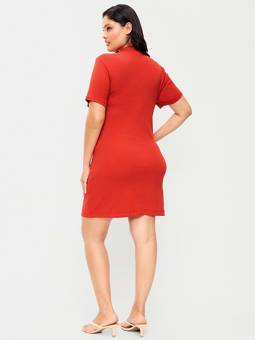 Old Navy Snug Mock-Neck Bodycon Mini Dress — photo 11
