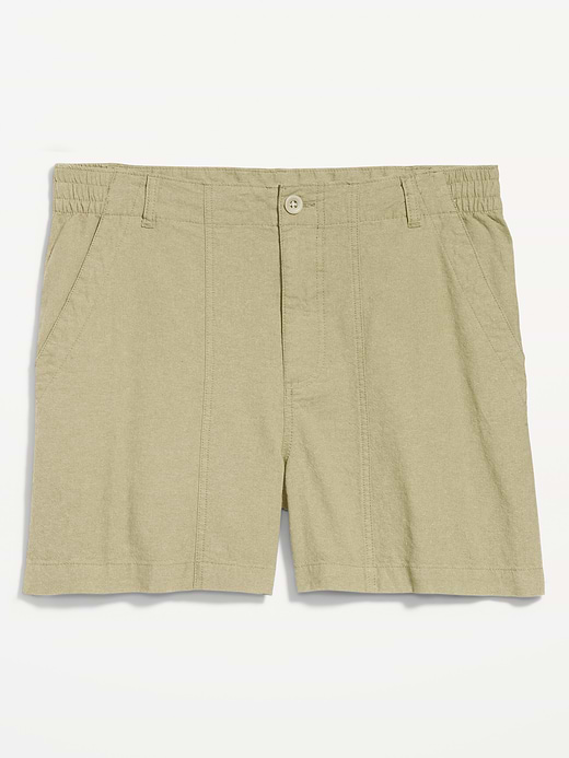 Old Navy 90s Loose Linen-Blend Shorts -- 5-inch inseam