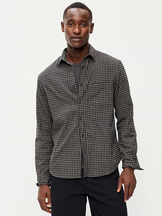 Old Navy Relaxed Long-Sleeve Flannel Pocket Shirt — photo 1