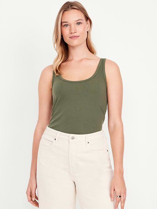 Old Navy First-Layer Ribbed Scoop-Neck Tank Top — photo 6