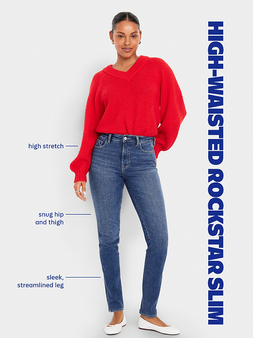 Old Navy High-Waisted Slim Jeans — photo 6