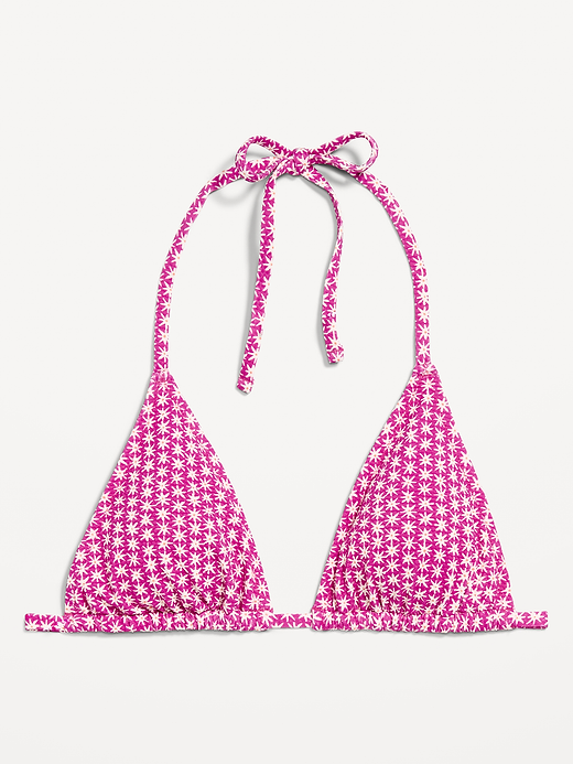 Old Navy Pique Triangle String Bikini Swim Top — photo 4