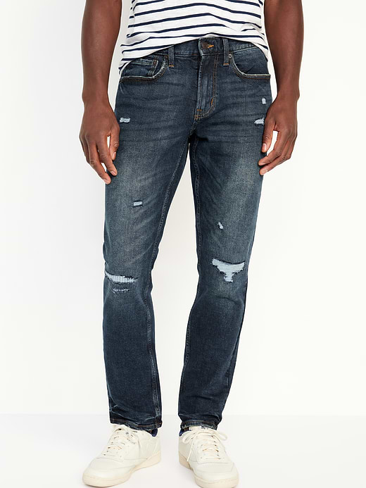 Old Navy Slim Built-In Flex Ripped Jeans — photo 1