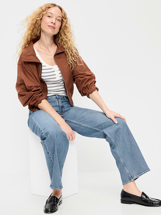 Old Navy Scoop-Neck Fitted Henley Top — photo 4