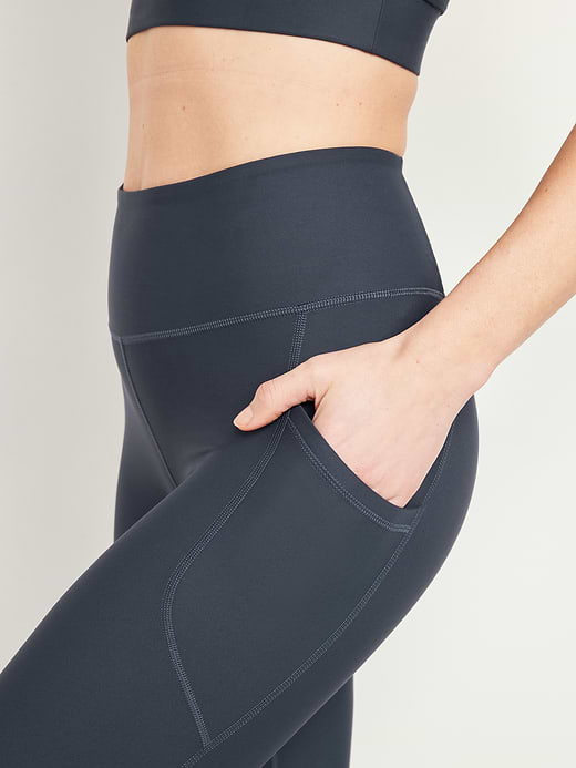 Old Navy High-Waisted PowerSoft Full-Length Pocket Leggings — photo 4