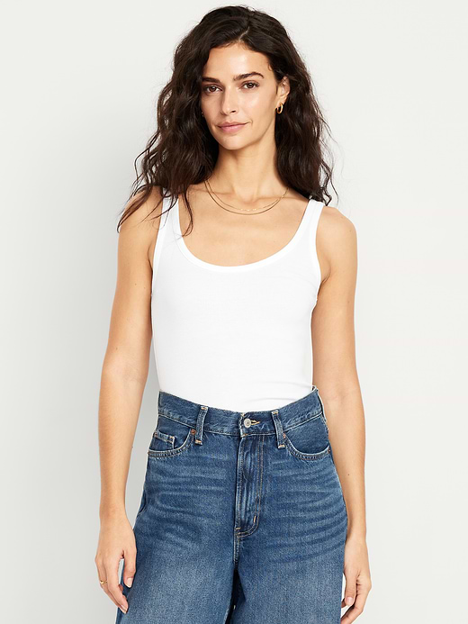 Old Navy First-Layer Ribbed Scoop-Neck Tank Top — photo 1