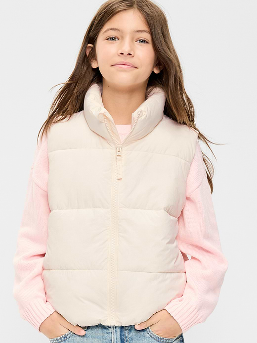Old Navy Water-Resistant Quilted Puffer Vest for Girls — photo 3