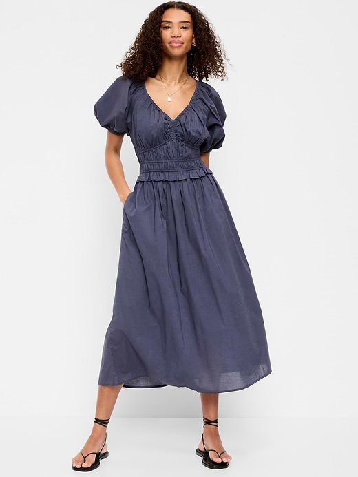 Old Navy Fit & Flare Prairie Midi Dress — photo 1