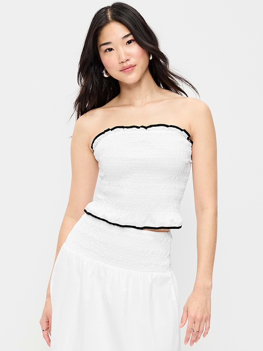 Old Navy Smocked Bodice Tube Top — photo 1