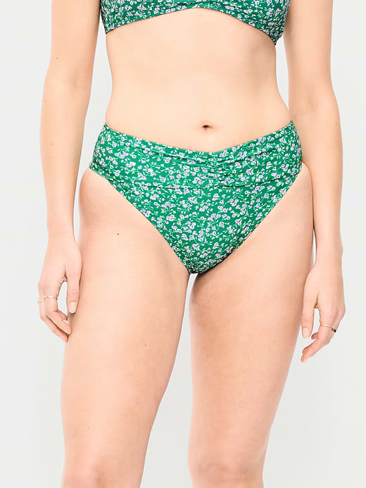 Old Navy High-Waisted Cinched Bikini Swim Bottoms — photo 6