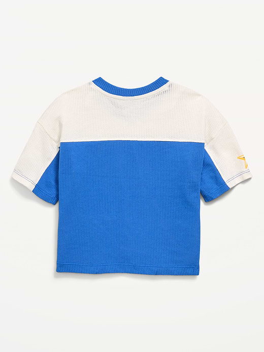Old Navy Oversized Mesh Graphic Football T-Shirt for Toddler Boys — photo 4