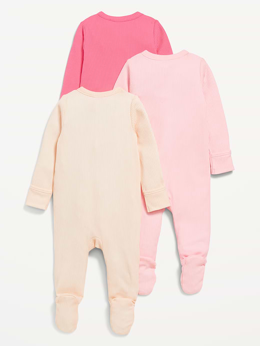 Old Navy 2-Way-Zip Sleep & Play Footed One-Piece 3-Pack for Baby — photo 3