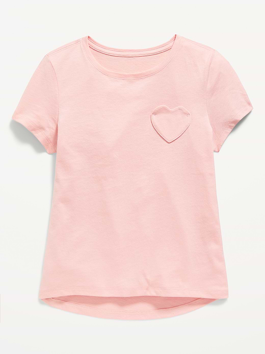 Old Navy Softest Heart-Pocket T-Shirt for Girls — photo 1