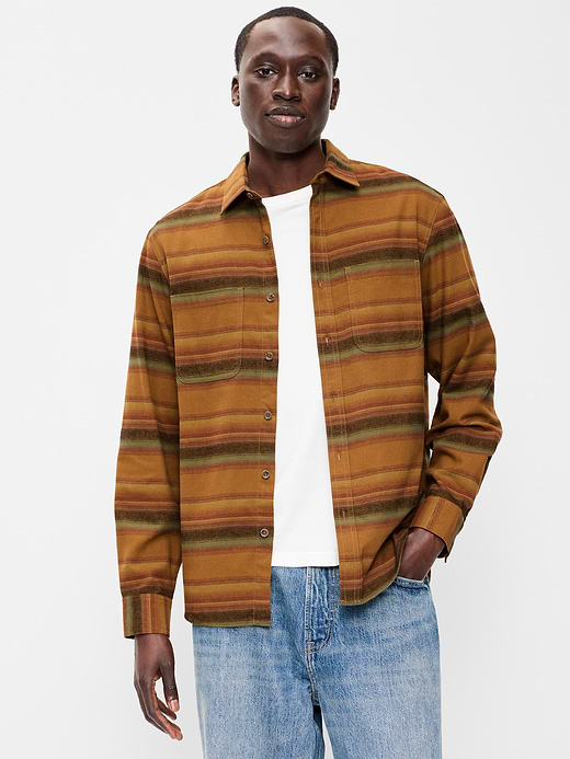 Old Navy Relaxed Long-Sleeve Flannel Pocket Shirt — photo 1