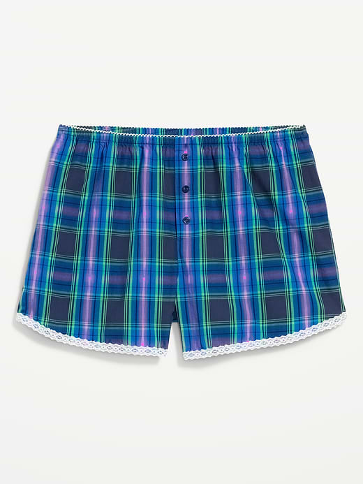 Old Navy Classic Poplin Boxer Pajama Shorts — photo 5