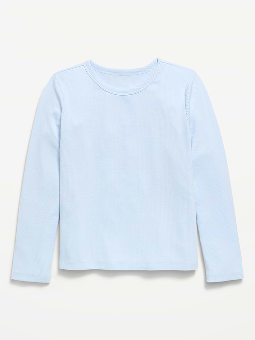 Old Navy Softest Long-Sleeve Ribbed T-Shirt for Girls — photo 1