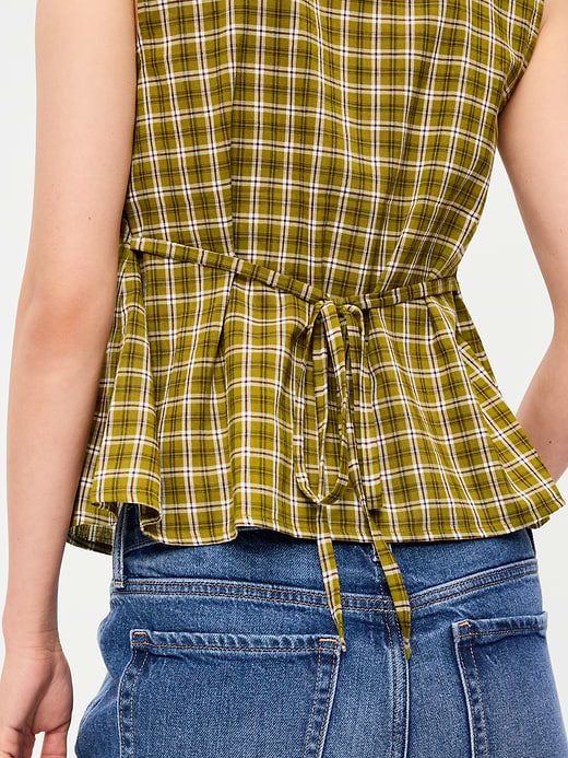Old Navy Sleeveless V-Neck Tie-Back Top — photo 5