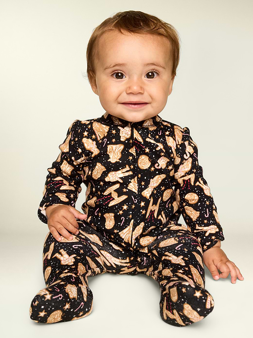 Old Navy 2-Way-Zip Sleep & Play Footed One-Piece for Baby — photo 1