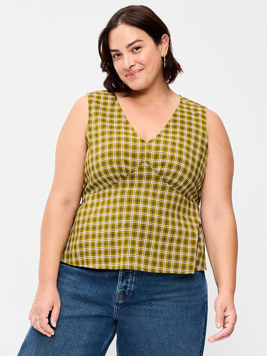 Old Navy Sleeveless V-Neck Tie-Back Top — photo 8