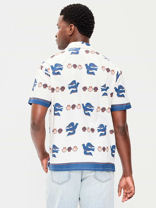 Old Navy Short-Sleeve Floral Camp Shirt — photo 3