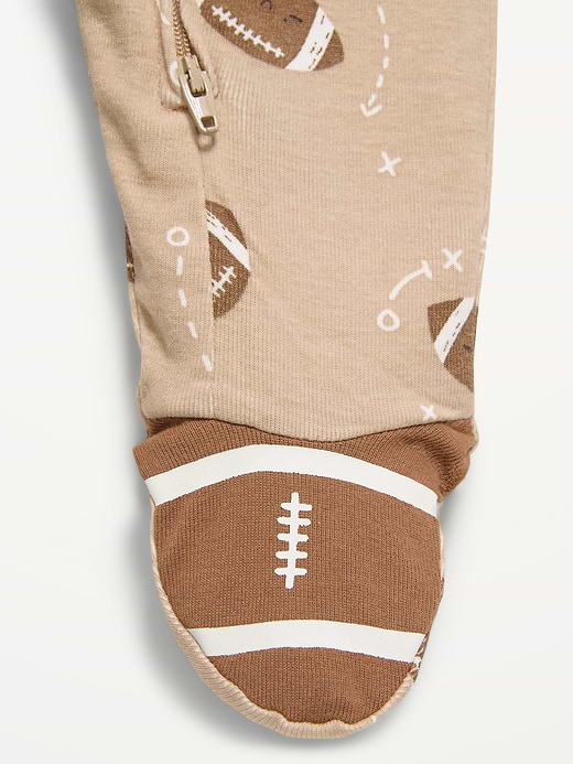 Old Navy Unisex 2-Way-Zip Sleep & Play Footed One-Piece for Baby — photo 3