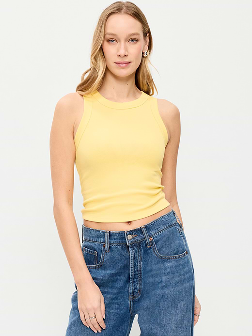 Old Navy Crop Ribbed Tank Top — photo 1