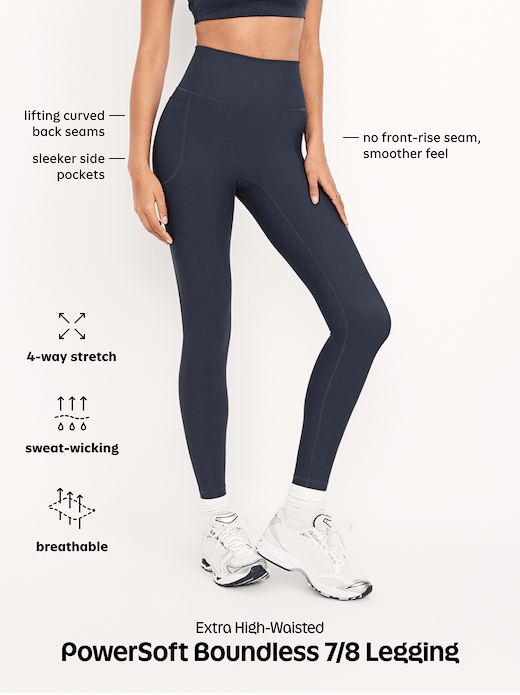 Old Navy Extra-High Waisted PowerSoft Boundless 7/8 Pocket Leggings – No Front Seam — photo 12