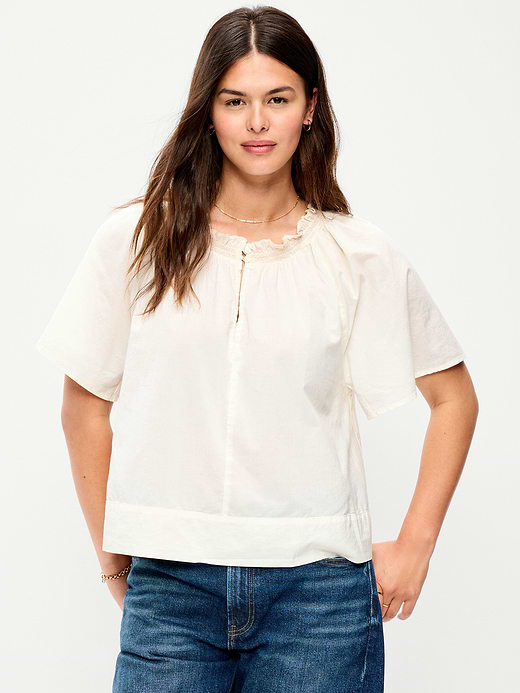 Old Navy Loose Short-Sleeve Striped Top — photo 6