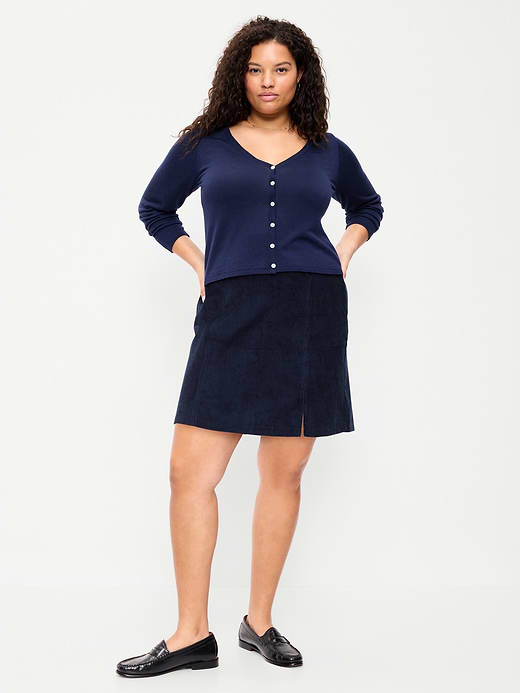 Old Navy Faux-Suede Mini Skirt — photo 8