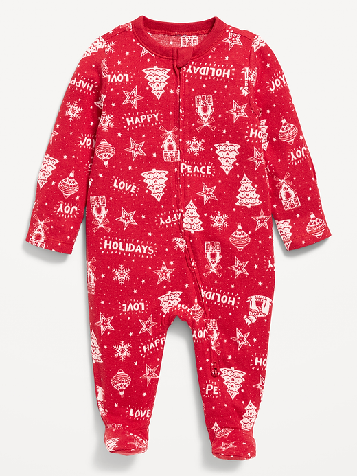 Old Navy 2-Way-Zip Sleep & Play Footed One-Piece for Baby — photo 3