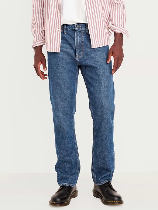 Old Navy 90's Straight Built-In Flex Jeans — photo 6