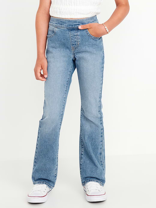 Old Navy Wow Boot-Cut Pull-On Jeans for Girls — photo 1