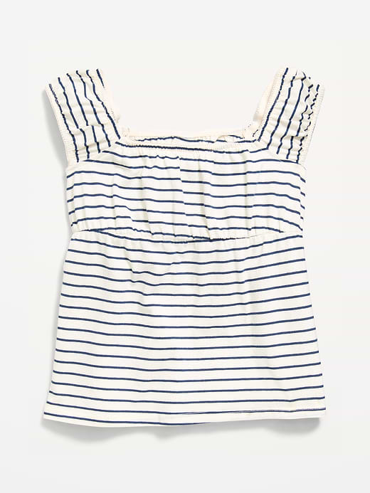 Old Navy Printed Short-Sleeve Scallop-Trim Top for Girls — photo 3