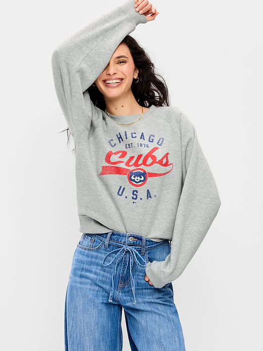 Old Navy New York Yankees Raglan Sweatshirt for Women — photo 1