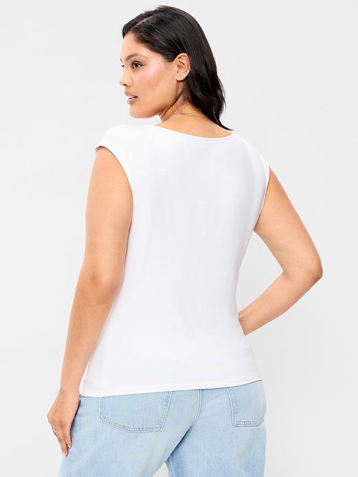 Old Navy Gathered-Shoulder Rosette Top — photo 9