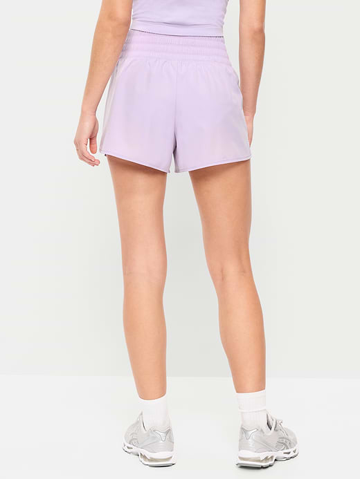 Old Navy Extra High-Waisted Crinkle Run Shorts -- 3-inch inseam — photo 3