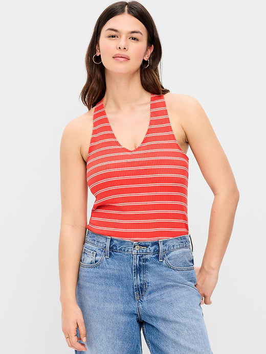 Old Navy Ribbed Loop-Back Halter Top — photo 8