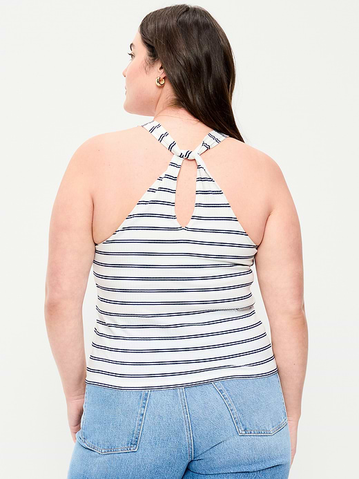 Old Navy Ribbed Loop-Back Halter Top — photo 6