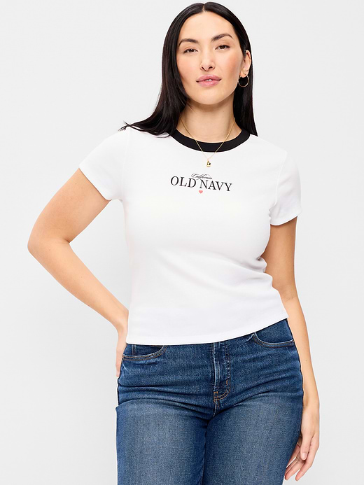 Old Navy Snug Crop T-Shirt — photo 7