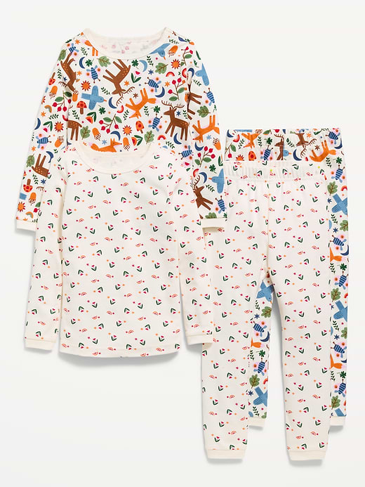 Old Navy Printed Snug-Fit Pajama 4-Piece for Toddler & Baby — photo 1