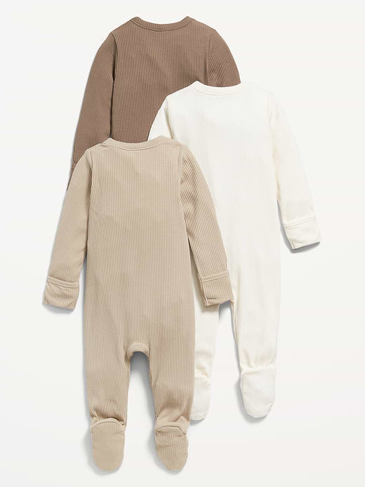 Old Navy 2-Way-Zip Sleep & Play Footed One-Piece 3-Pack for Baby — photo 3