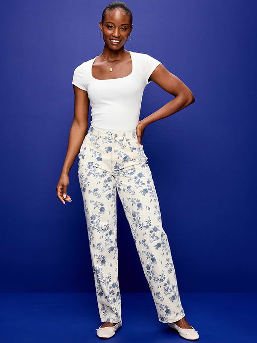 Old Navy Curvy High-Waisted OG Loose Jeans — photo 1